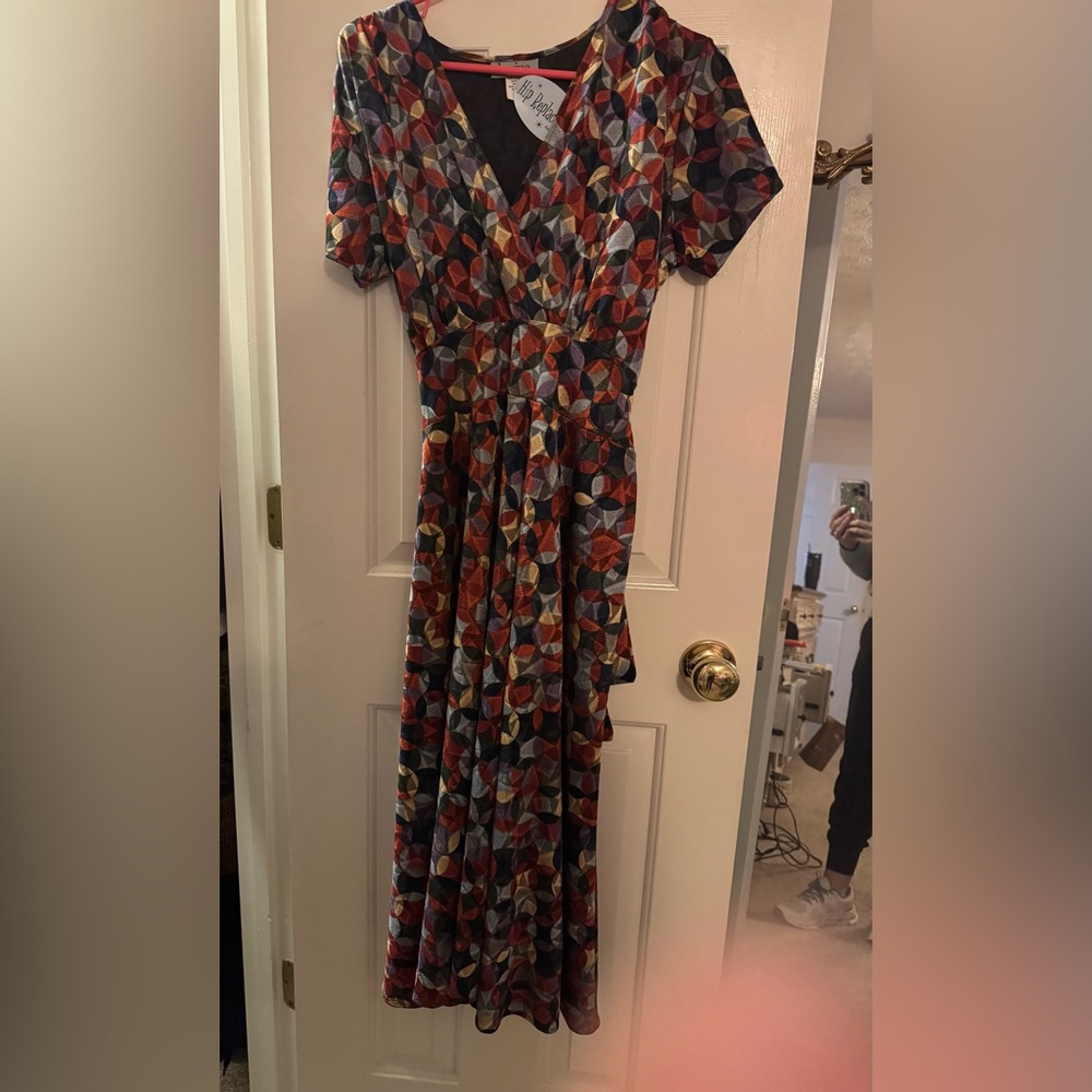 Karina Women’s Geometric Patterned Dress XL NWT